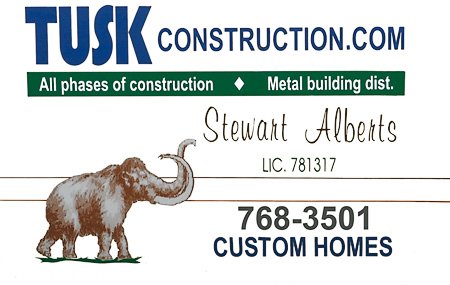 Tusk Construction Business Card